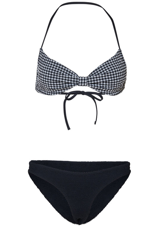 Kacey Bikini Black Gingham
