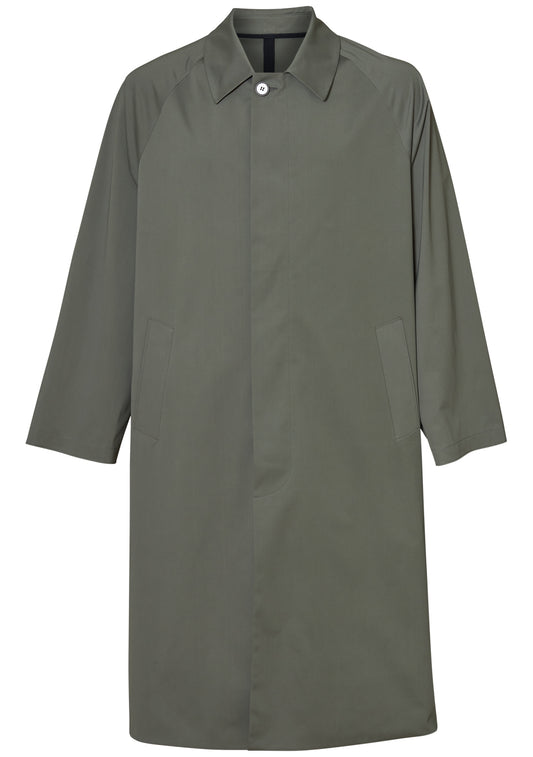 Balmacaan Light Technic Coat Hunting Green