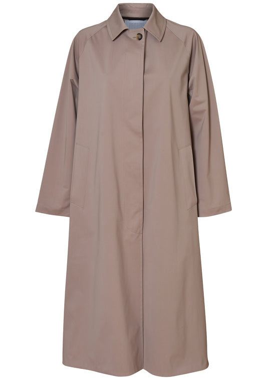 Balmacaan Light Technic Coat Tan