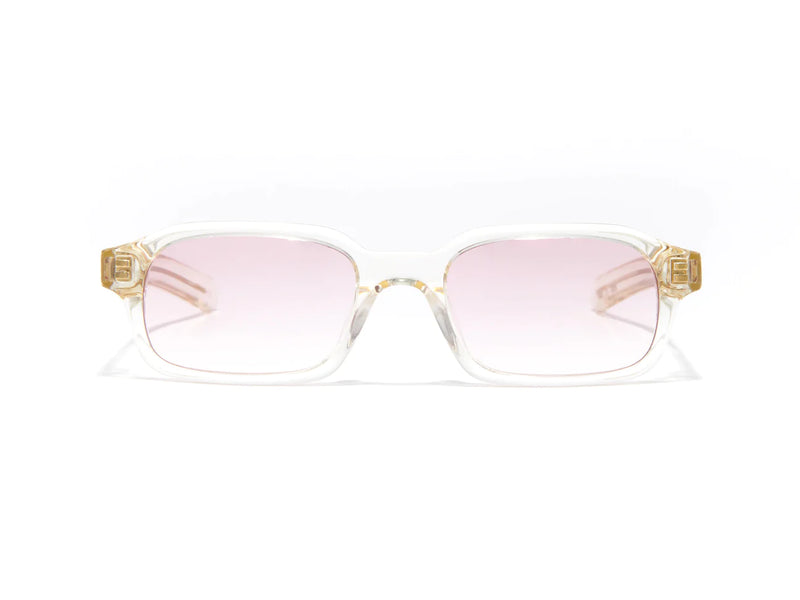 Hanky Crystal Yellow/Pink Sunglasses