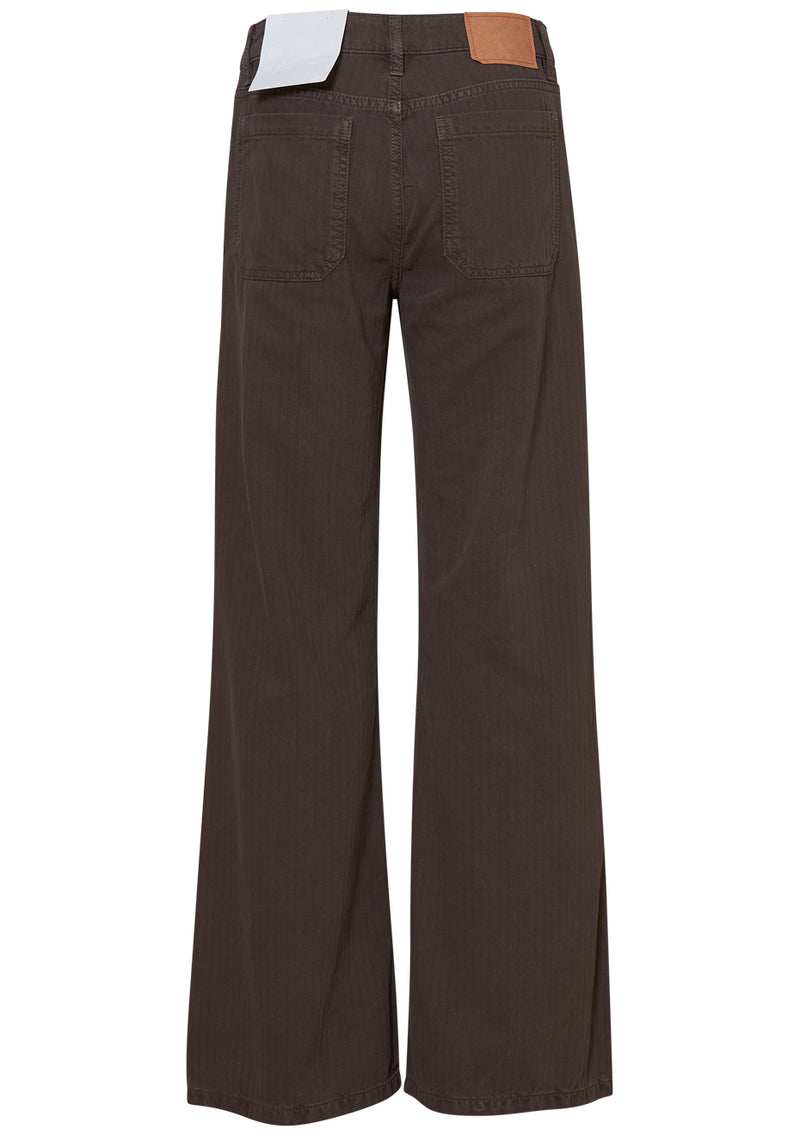 Guell Trousers Chevron Brown