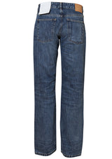 Kyoto Droit Jeans Dark Blue Righe