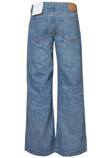 Kyoto Jeans Mid Blue Righe
