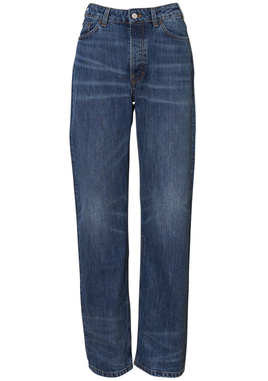 Virgo Jeans Dark Blue Righe