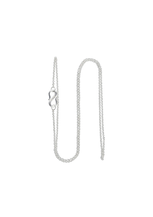 Cable Chain Necklace Silver