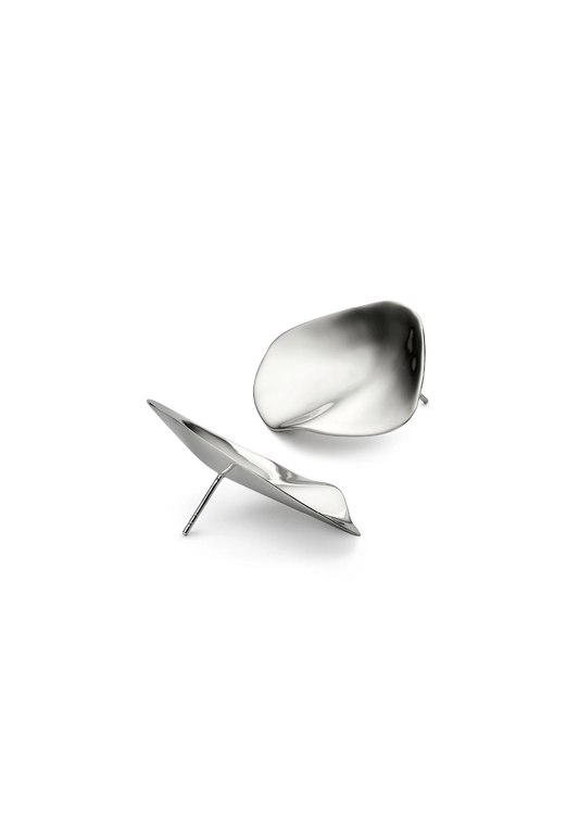 Lumen Earrings Large Silver