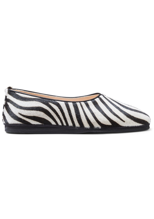 Carly Slipper Zebra