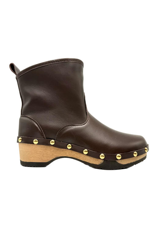 Holly Stud Boots Brown
