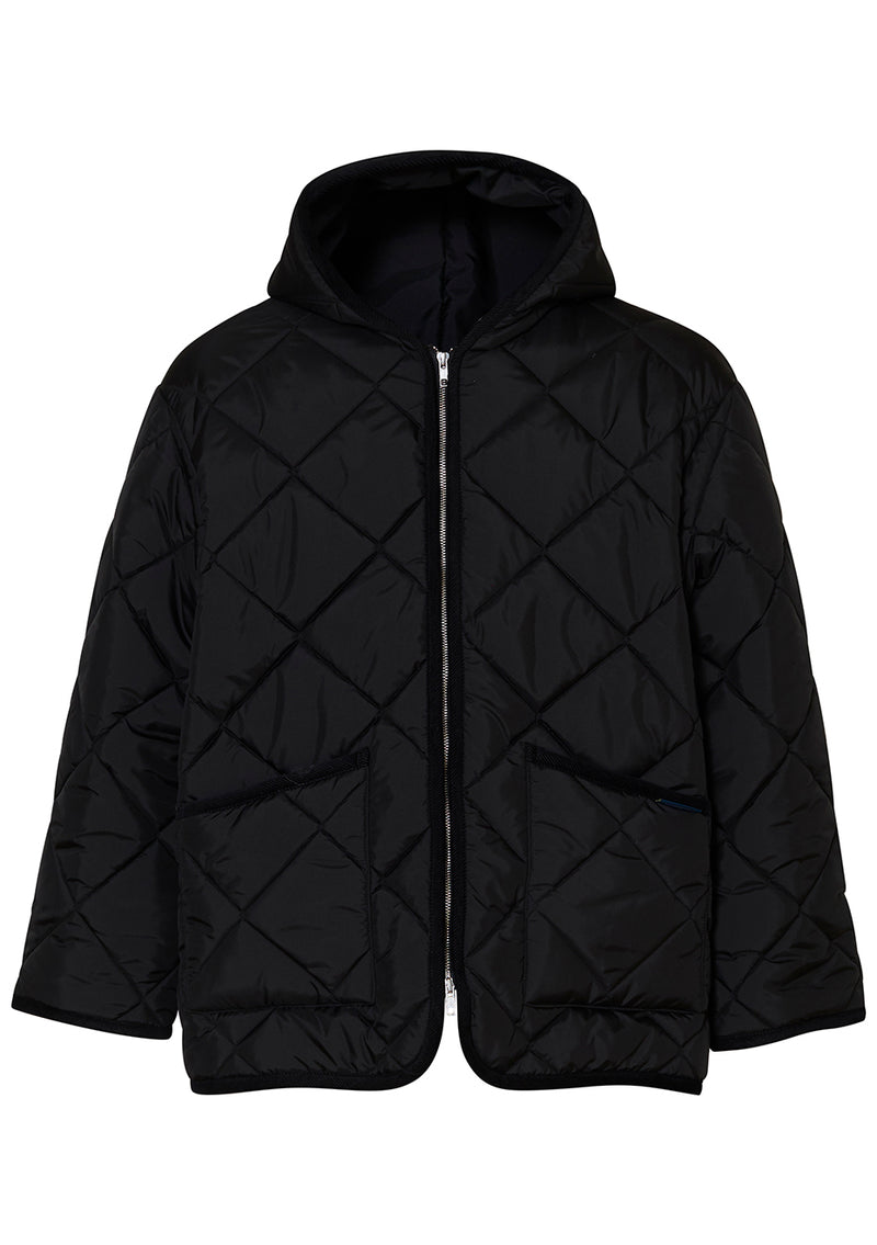 Big Quilt Zipped Craydon Jacket Sable Black