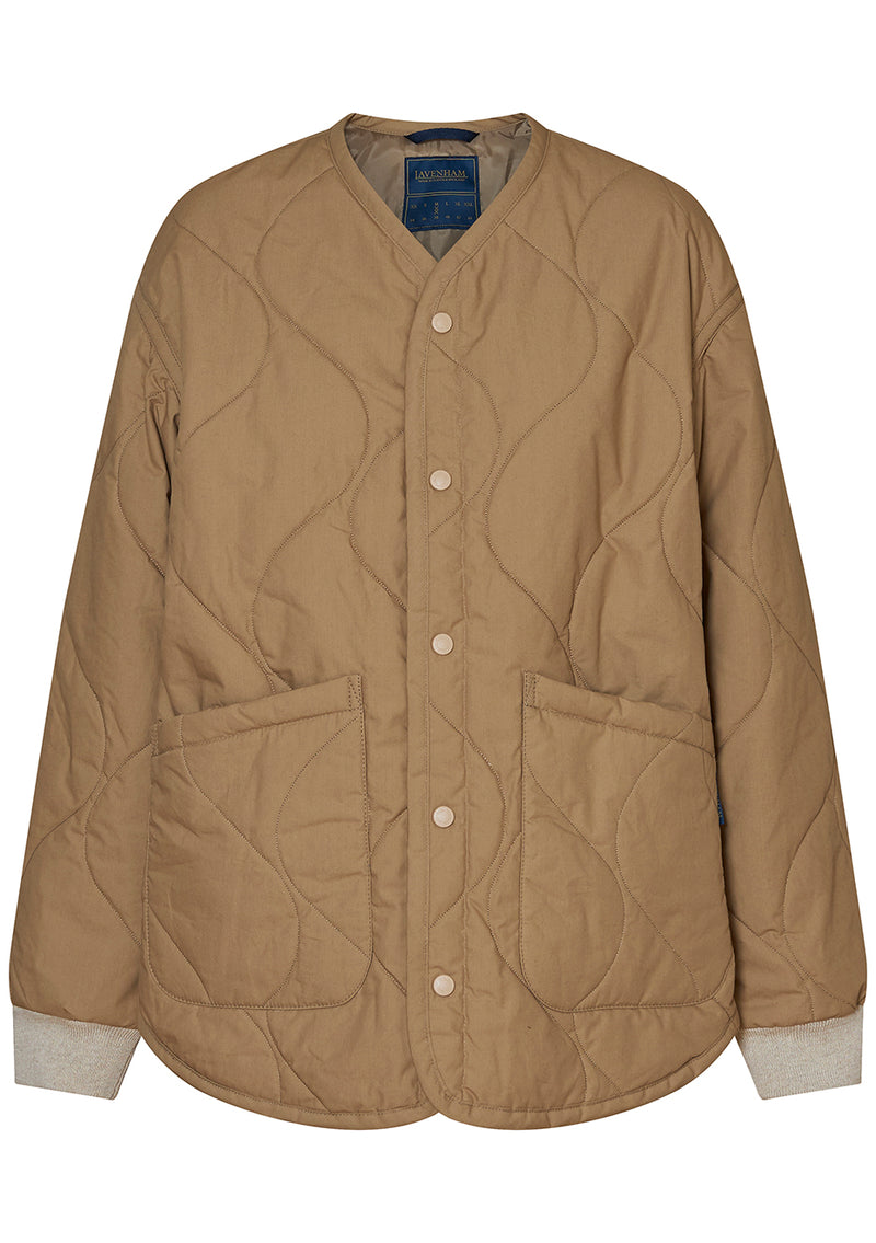 Cotton Quilt Liner Jacket Golden Khaki