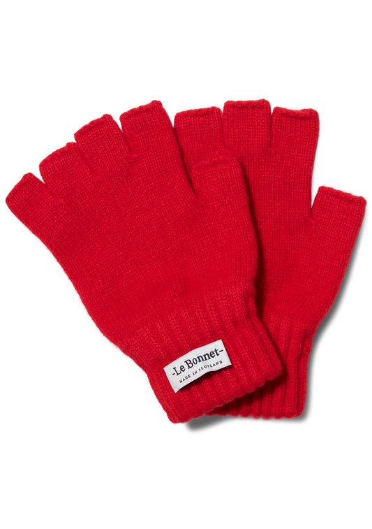 Fingerless Gloves Crimson