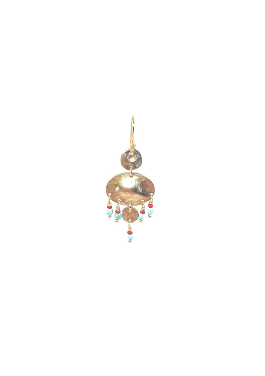 Cam Earring Turquoise