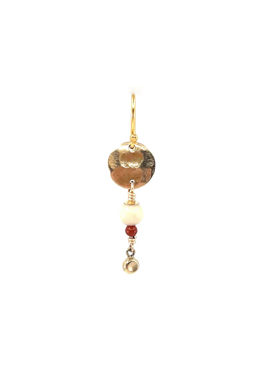 Izabel Earring Cream Riverstone