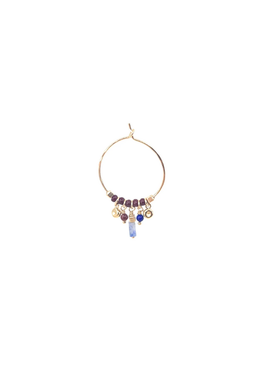 Lylah Hoop Blue Mix