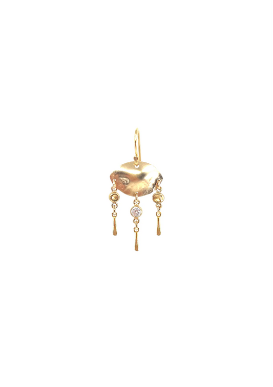 Solange Earring Gold/Clear