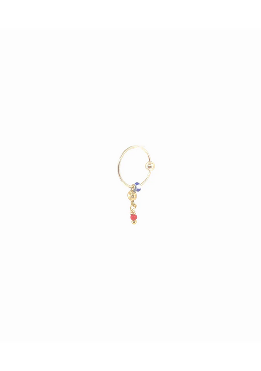 Tonia Earring Red Mix