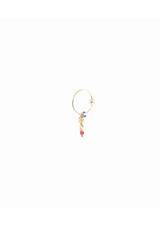 Tonia Earring Red Mix
