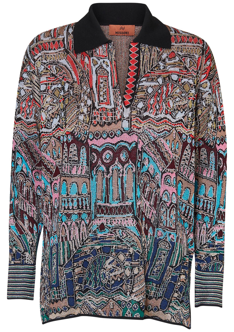 Seraphim V-Neck Sweater Multicolour