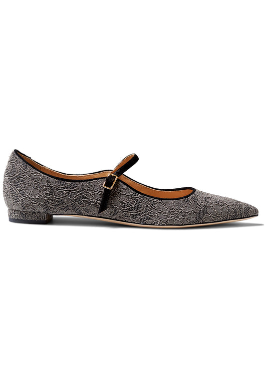 Genova Mary Jane Flats Taupe