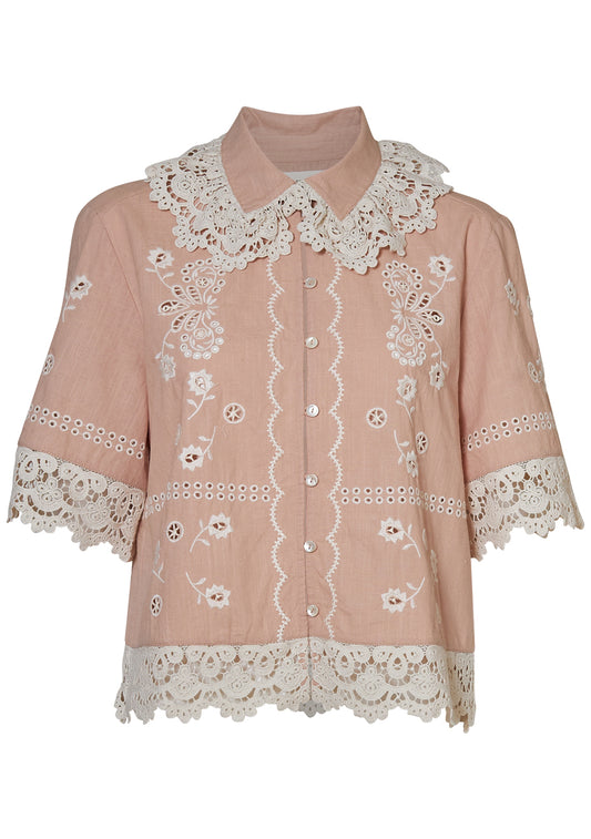 Talia Shirt Antique Rose