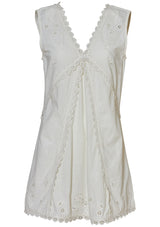 Talia Dress Antique White