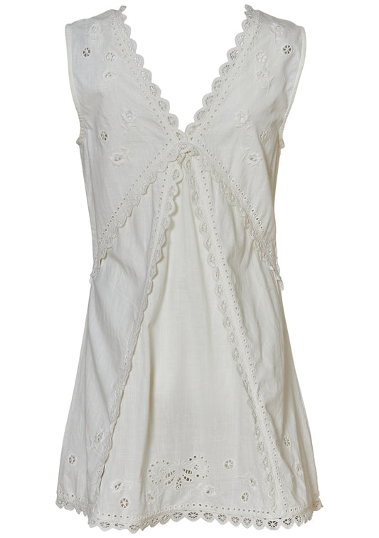 Talia Dress Antique White