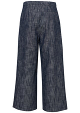 Bob Trousers Indigo Linen