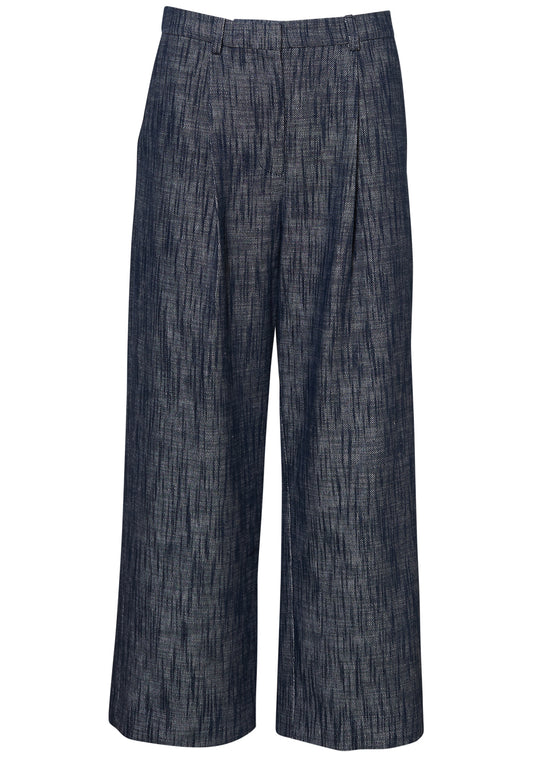 Bob Trousers Indigo Linen