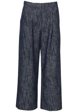 Bob Trousers Indigo Linen