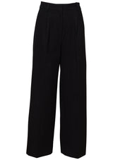 Thom Cotton Trousers Black