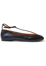 Calla T-Bar Ballet Flat Black