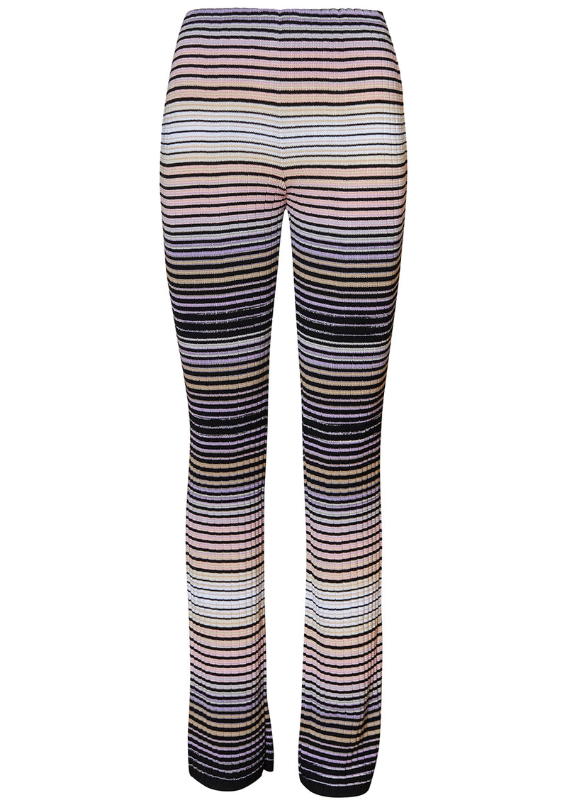 Striped Black Pastel Trousers