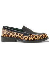 Townee Penny Loafer Leopard Pony Hair