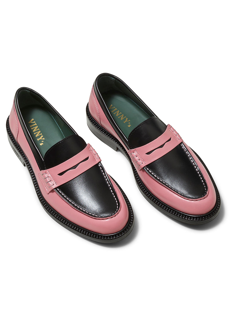Townee Penny Loafer Black Pink