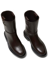 Low Anella Boot Dark Brown