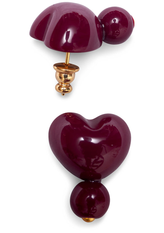 Ai Earrings Plum