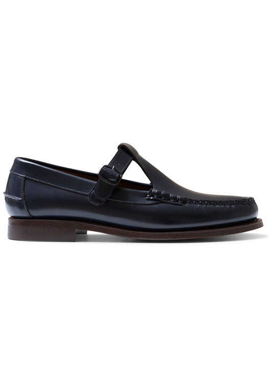 Alber T-Bar Loafer Dark Navy