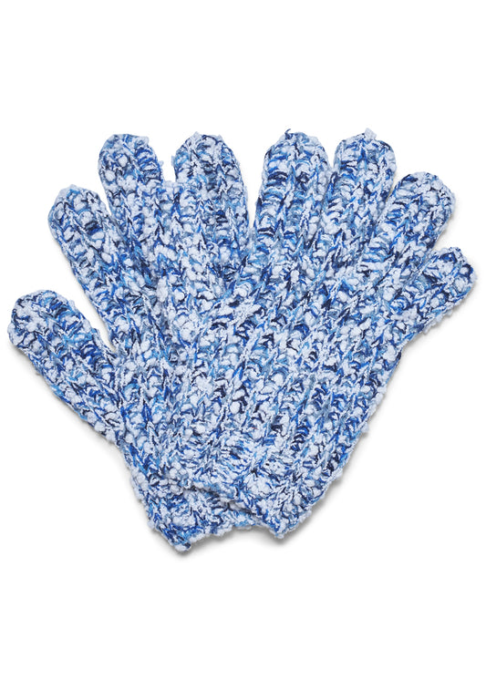 Marl Gloves Lapis Blue
