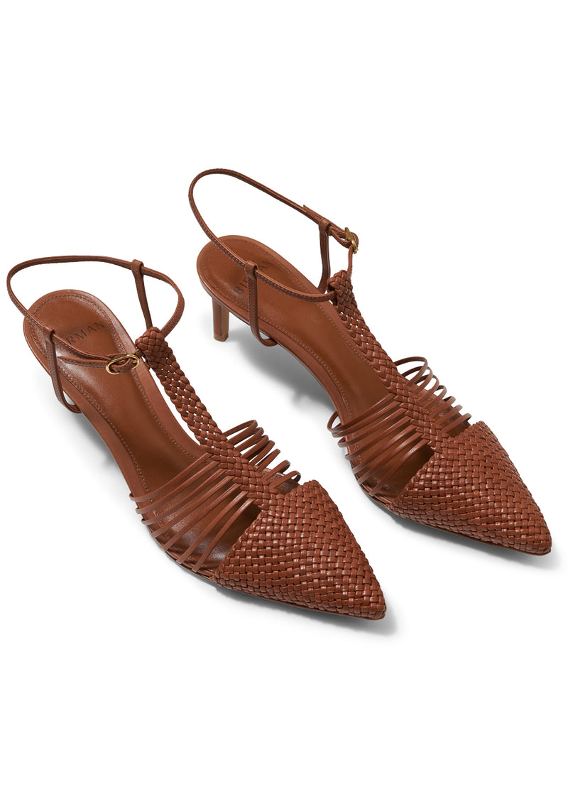 Nessa Woven Heels Espresso