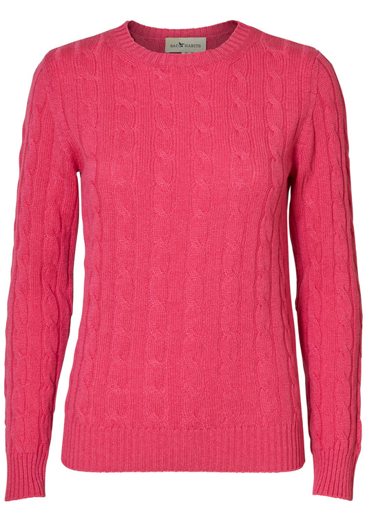 Cordelia Cashmere Cable-knit Sweater Woman
