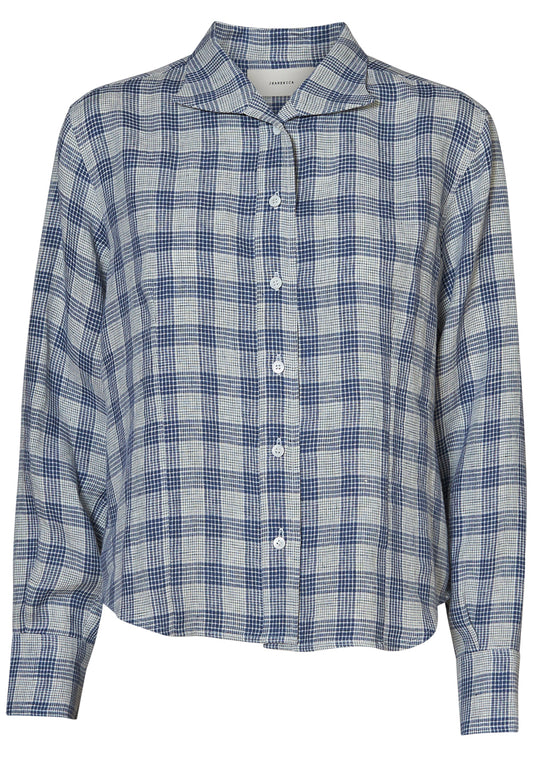Vera Shirt Blue White Check