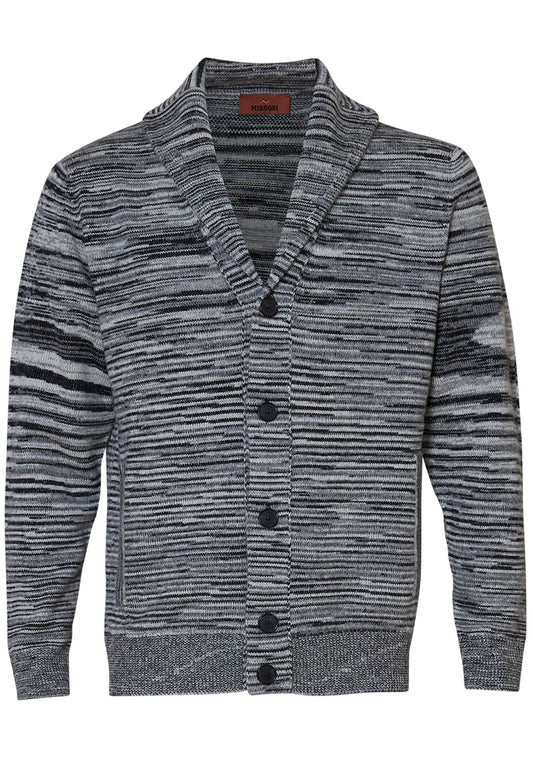 Cashmere Cardigan Grey Tones