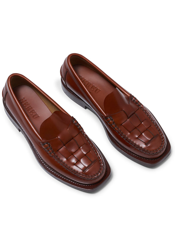 Nombela Interwoven Loafer Tan