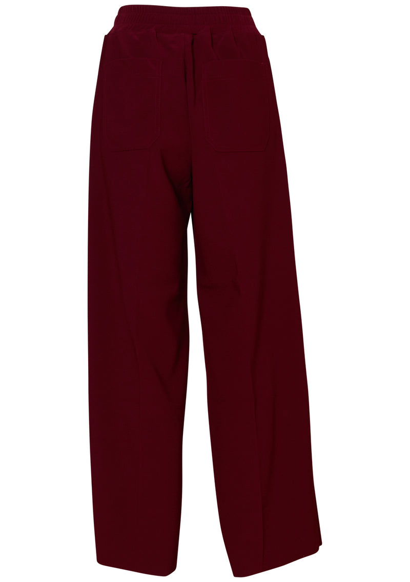 LAY2 Drawstring Trouser Burgundy