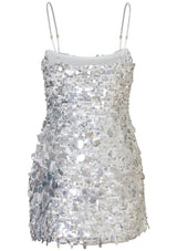 Aluria Dress Clear Silver