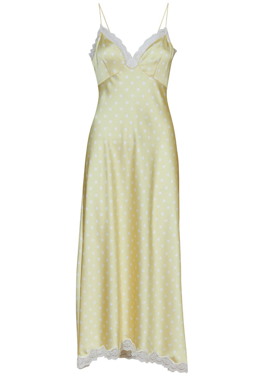 Manuela Satin Dress Marigold