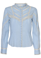 Miah Top Chambray Sky