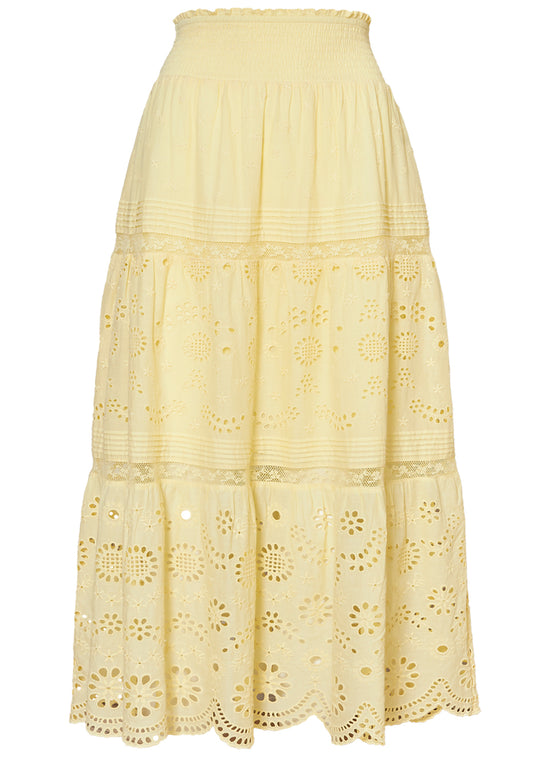 Miloti Maxi Skirt Citron