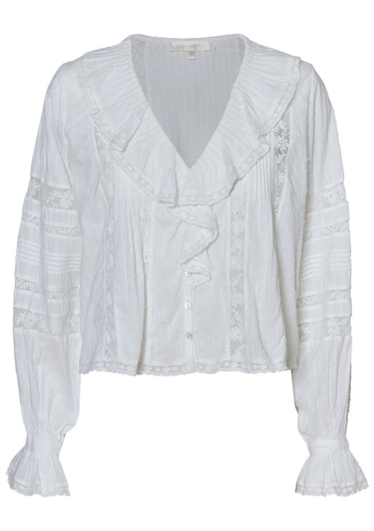 Rosabelle Top Optic White