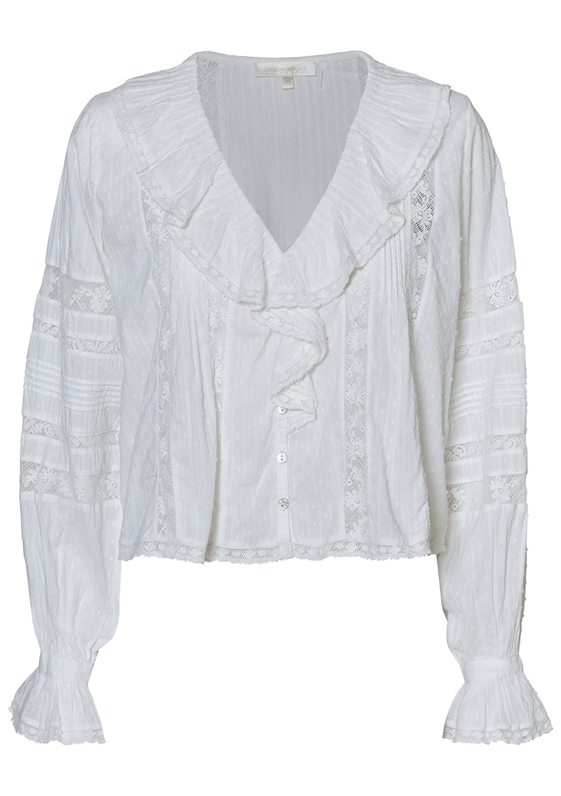 Rosabelle Top Optic White